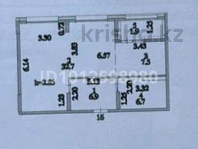 2-бөлмелі пәтер · 55.5 м² · 3/12 қабат, Култегин 17, бағасы: 32 млн ₸ в Астане, Нура р-н