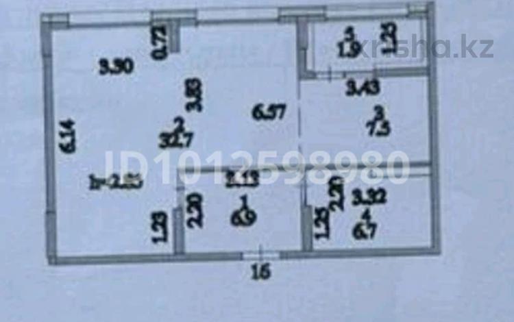 2-бөлмелі пәтер · 55.5 м² · 3/12 қабат, Култегин 17, бағасы: 32 млн ₸ в Астане, Нура р-н — фото 2