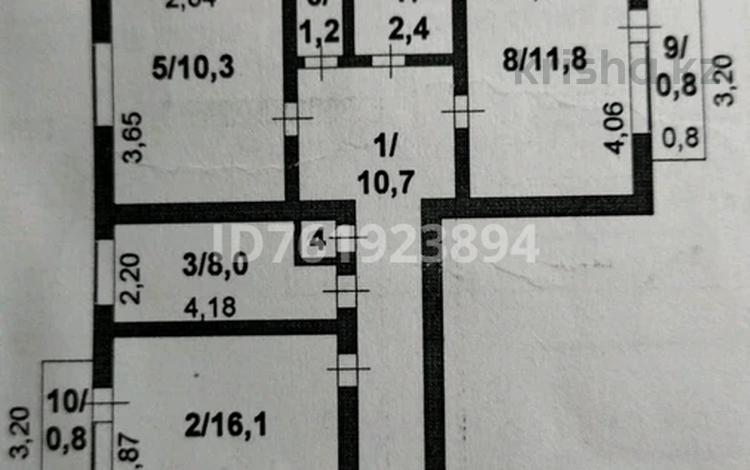 3-бөлмелі пәтер · 63.1 м² · 5/5 қабат, Черёмушки 4 — Астановка, социальный магазин, бағасы: 13.5 млн ₸ в Акмоле — фото 2
