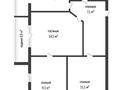 3-комнатная квартира · 55.7 м² · 6/9 этаж, абая — акимат за 17 млн ₸ в Актобе — фото 11