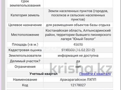Участок · 450 соток, Красный Кордон за 35 млн ₸