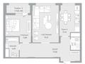 2-комнатная квартира · 70 м² · 10/14 этаж, Туран 39/3 за 56 млн ₸ в Астане, Нура р-н — фото 3