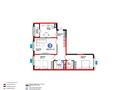 3-комнатная квартира · 90 м², Калдаякова за ~ 39.3 млн ₸ в Шымкенте, Туран р-н