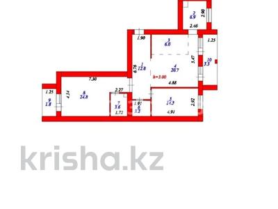 3-бөлмелі пәтер · 97.4 м² · 9/10 қабат, Алихан Бокейхан 7, бағасы: 63 млн ₸ в Астане, Есильский р-н