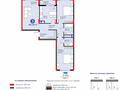 3-комнатная квартира · 91 м² · 4/9 этаж, ​Аль-Фараби проспект 73а за 51 млн ₸ в Астане, Есильский р-н — фото 2