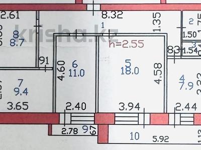 4-комнатная квартира · 77 м² · 2/9 этаж, Абая 80/2 за 18 млн ₸ в Шахтинске