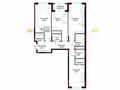 3-бөлмелі пәтер · 106.1 м² · 3/9 қабат, Шамши Калдаяков 16 — ГОРЯЧКА, бағасы: ~ 65 млн ₸ в Астане, Сарайшык р-н