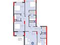 4-бөлмелі пәтер · 122.17 м² · 7/12 қабат, Турар Рыскулов 18 — СДАЧА ИЮЛЬ 2026, бағасы: 97 млн ₸ в Астане, Есильский р-н