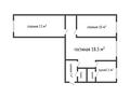3-бөлмелі пәтер · 55.2 м² · 1/5 қабат, Аль-Фараби 45, бағасы: 22 млн ₸ в Костанае — фото 6