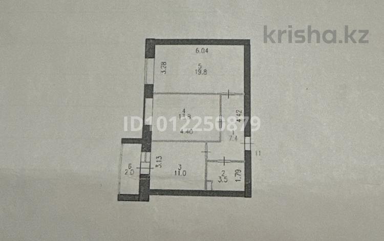 2-комнатная квартира · 57.5 м² · 2/9 этаж, ул. А129 14 — Микрайон Отау за 30 млн ₸ в Астане, Алматы р-н — фото 2