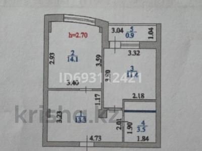1-комнатная квартира, 43.2 м², 5/17 этаж, Кудайбердыулы 33 за 14.5 млн 〒 в Астане, Алматы р-н