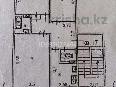 3-комнатная квартира, 63.1 м², 4/5 этаж, мкр Восток 112 за 27 млн 〒 в Шымкенте, Енбекшинский р-н