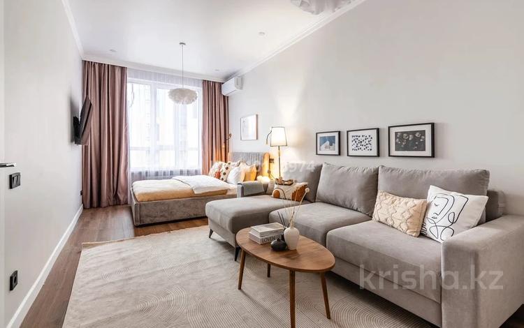1-бөлмелі пәтер · 40 м² · 8/12 қабат, Сейфуллина 469а/1, бағасы: 52 млн ₸ в Алматы, Алмалинский р-н — фото 2