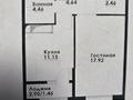 1-комнатная квартира · 43.08 м² · 8/12 этаж, ул. Фадеева, 38г 1 за 31 млн ₸ в Алматы, Алатауский р-н