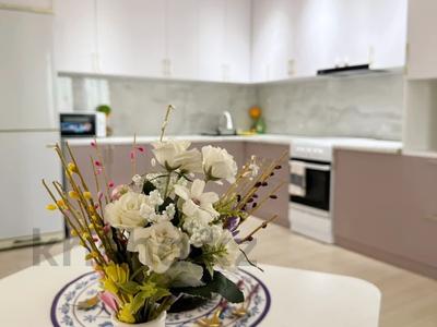 3-бөлмелі пәтер · 85 м² · 20/22 қабат, Александр Бараев 18 — Набережная,Школа #27, Школа #54, бағасы: 47.5 млн ₸ в Астане, р-н Байконур