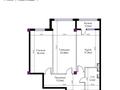 2-комнатная квартира · 78 м² · 1/5 этаж, мкр Нурсая-3, Абулхайр-хана 56А за 38 млн ₸ в Атырау