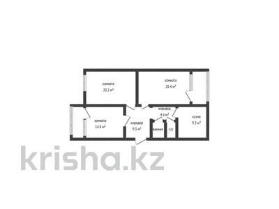 3-бөлмелі пәтер, 86.8 м², 5/5 қабат, Каирбекова 369к1, бағасы: 31 млн 〒 в Костанае