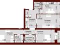 3-комнатная квартира · 104.6 м² · 4/9 этаж, Каирбекова 60 за 55 млн ₸ в Костанае — фото 4