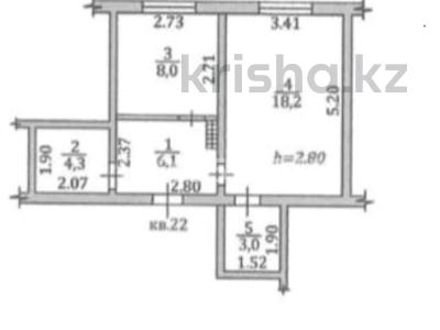 1-комнатная квартира, 39 м², 8/9 этаж, Айманова за 29.5 млн 〒 в Алматы, Алмалинский р-н