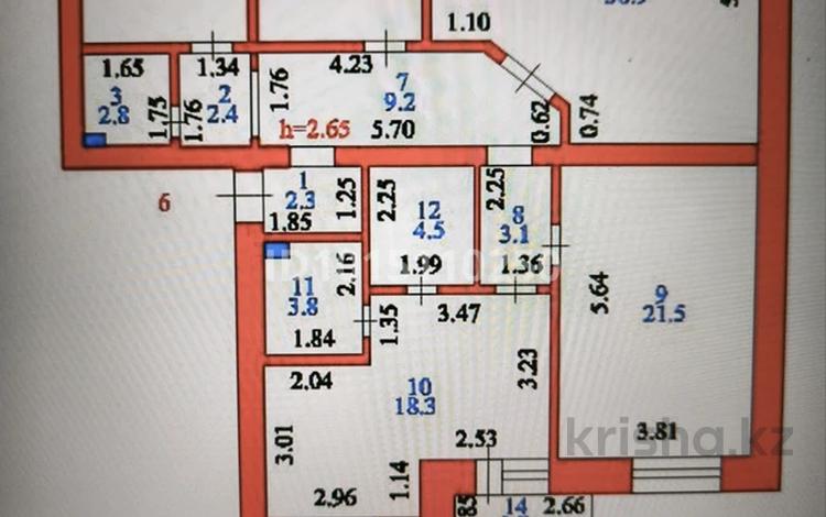 4-комнатная квартира · 125 м² · 3/6 этаж, Бараева 21 за 60 млн ₸ в Астане, р-н Байконур — фото 2
