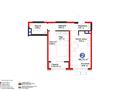 2-комнатная квартира · 50 м² · 4/6 этаж, Бауыржана Момышулы 11/14а за 34 млн ₸ в Алматы, Алатауский р-н