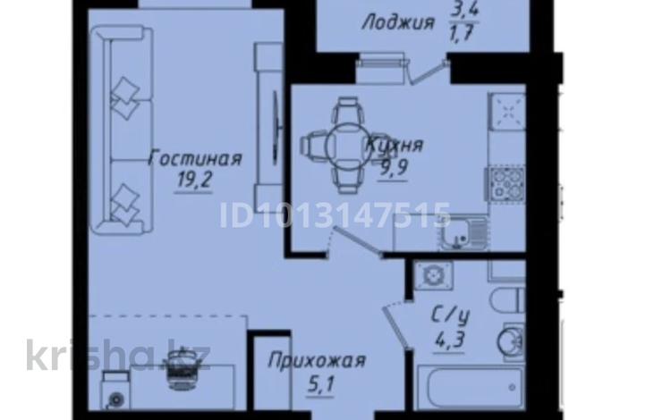 1-комнатная квартира · 40.2 м² · 7/12 этаж, Пересечение ул Казыбек Би и Е75,Е77 (рядом с пересечением улиц Туран и Улы дала) толе би за ~ 23 млн ₸ в Астане, Нура р-н — фото 2