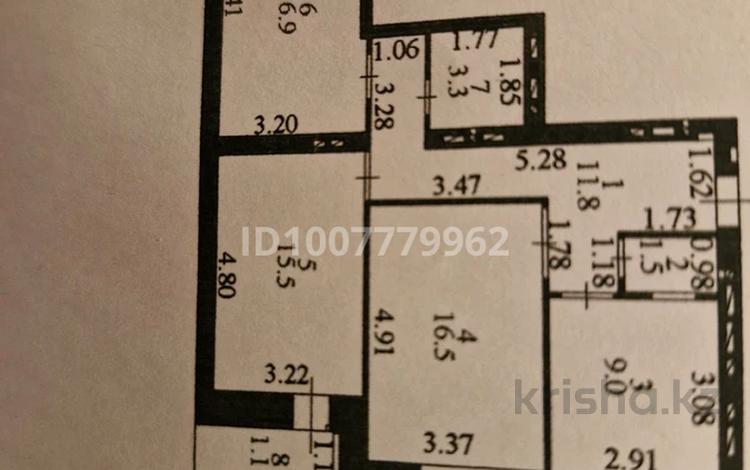 3-бөлмелі пәтер · 76 м² · 2/9 қабат, К. Азербаев 4/1 — Жургенов угл Азербаев, бағасы: 36 млн ₸ в Астане, Сарайшык р-н — фото 2