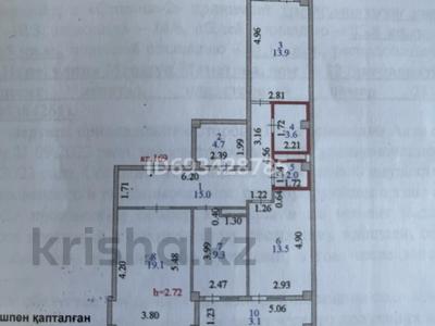 3-комнатная квартира, 85.8 м², 6/9 этаж, Маншук Маметова 12 за ~ 30 млн 〒 в Астане, Нура р-н