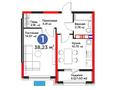 1-комнатная квартира · 38.23 м², Толеметова, возле DENDRO SAYABAQ за ~ 23.1 млн 〒 в Шымкенте, Абайский р-н — фото 2