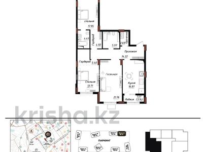 3-бөлмелі пәтер · 109.49 м² · 7/18 қабат, Тәуелсіздік, бағасы: 71 млн ₸ в Астане, Алматы р-н