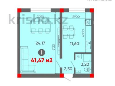 1-комнатная квартира · 40 м² · 2/3 этаж, мкр Туран 1247 — Мечеть Ар-Рахим за 12.4 млн 〒 в Шымкенте, Каратауский р-н