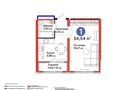 1-комнатная квартира · 34.54 м² · 6/12 этаж, Улы Дала 14 за 27 млн ₸ в Астане, Нура р-н — фото 9