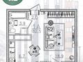 1-бөлмелі пәтер · 32.5 м² · 8/9 қабат, Уч. квартал 305 140/3 — Бирлик, Байгалиева, бағасы: 19.7 млн ₸ в Жанатурмысе — фото 8
