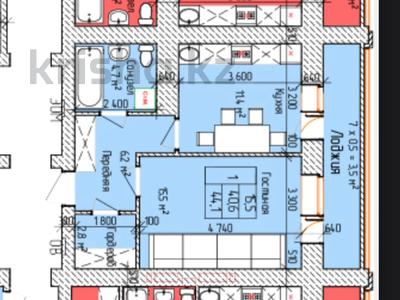 1-бөлмелі пәтер · 44.1 м² · 6/9 қабат, Рабочая 160, бағасы: ~ 18.5 млн ₸ в Костанае