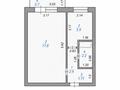 1-бөлмелі пәтер · 30 м² · 2/5 қабат, Петрова 2/1, бағасы: 14.5 млн ₸ в Астане, Алматы р-н — фото 2