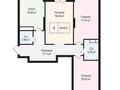 3-бөлмелі пәтер · 98.56 м² · 11/17 қабат, А. Байтурсынулы 47, бағасы: ~ 55 млн ₸ в Астане, Сарайшык р-н