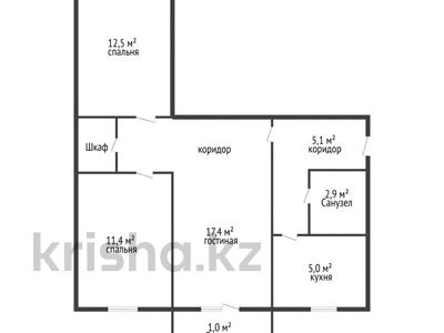3-комнатная квартира, 50 м², 3/5 этаж, Жангильдина — Шымкент Плаза за 21 млн 〒