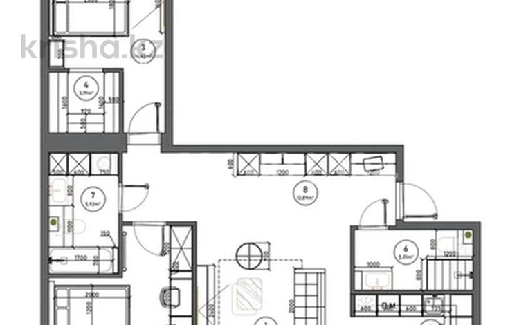 3-комнатная квартира, 95.5 м², 10/10 этаж, мкр Юго-Восток, Ашимова 17 за 35.5 млн 〒 в Караганде, Казыбек би р-н — фото 2