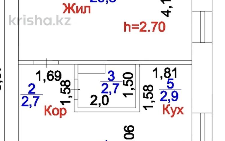1-комнатная квартира · 48 м² · 6/6 этаж, Даулеткерей стр. 1а, стр. 3 за 10.5 млн ₸ в Астане, Сарыарка р-н — фото 24