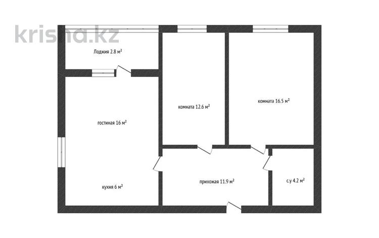 3-комнатная квартира · 70 м² · 1/5 этаж, Габдуллина 27 за 24.5 млн ₸ в Кокшетау — фото 2