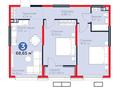 3-комнатная квартира · 69 м², ​Гажайып микрорайон 11/19 — Цена со скидкой: 45 103 050 тг! за ~ 50.1 млн ₸ в Алматы, Алатауский р-н — фото 3