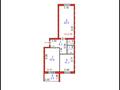 2-бөлмелі пәтер · 63.7 м² · 5/5 қабат, Промышленная 50, бағасы: ~ 22.3 млн ₸ в Костанае — фото 2