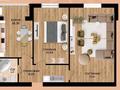 2-комнатная квартира · 71 м² · 3/5 этаж, мкр. Алтын орда, микрорайон Батыс-2 49л за 23 млн ₸ в Актобе — фото 2