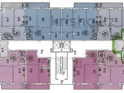 2-комнатная квартира · 42.1 м² · 3/13 этаж, 17-й мкр 115 за 19 млн ₸ в Актау
