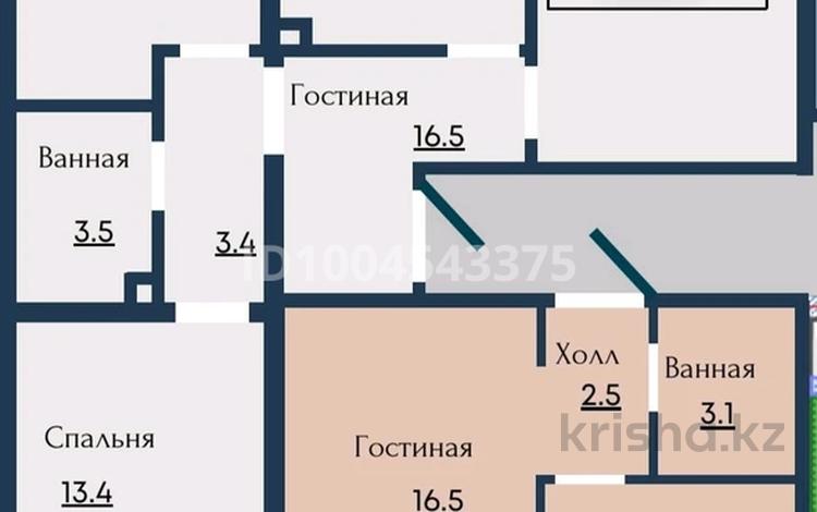 3-бөлмелі пәтер · 62.6 м² · 4/9 қабат, мкр Таугуль — Угол улицы Сулейменова и Жандосова, бағасы: ~ 40.7 млн 〒 в Алматы, Ауэзовский р-н — фото 2