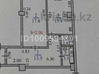 1-комнатная квартира · 51 м² · 2/6 этаж, мкр Айнабулак-2 32/2 за 25.9 млн 〒 в Алматы, Жетысуский р-н