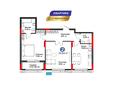 2-бөлмелі пәтер · 70 м² · 2 қабат, Турар Рыскулов 18, бағасы: 53.2 млн ₸ в Астане — фото 2