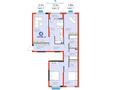 4-комнатная квартира · 107 м² · 2/6 этаж, Бауыржана Момышулы 11/14а за 61 млн ₸ в Алматы, Алатауский р-н