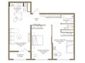 3-комнатная квартира · 67.6 м², мкр Ботакоз 5 за ~ 45.4 млн ₸ в Алматы, Алатауский р-н — фото 3