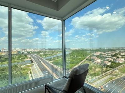 4-комнатная квартира · 127 м² · 18/20 этаж, Аль-Фараби 1/1 за 135 млн ₸ в Астане, Есильский р-н
